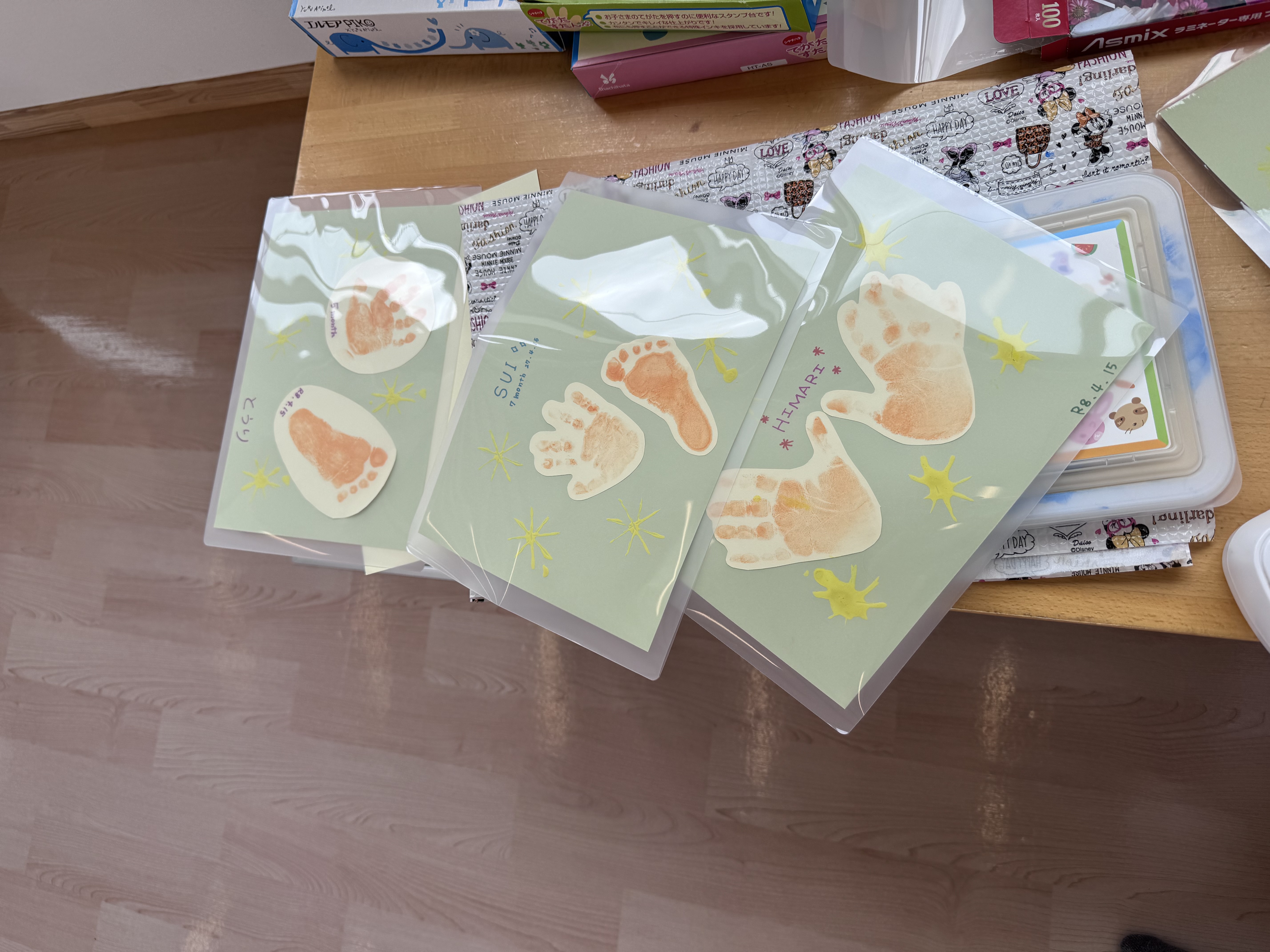 第2回
『手形足形アート』