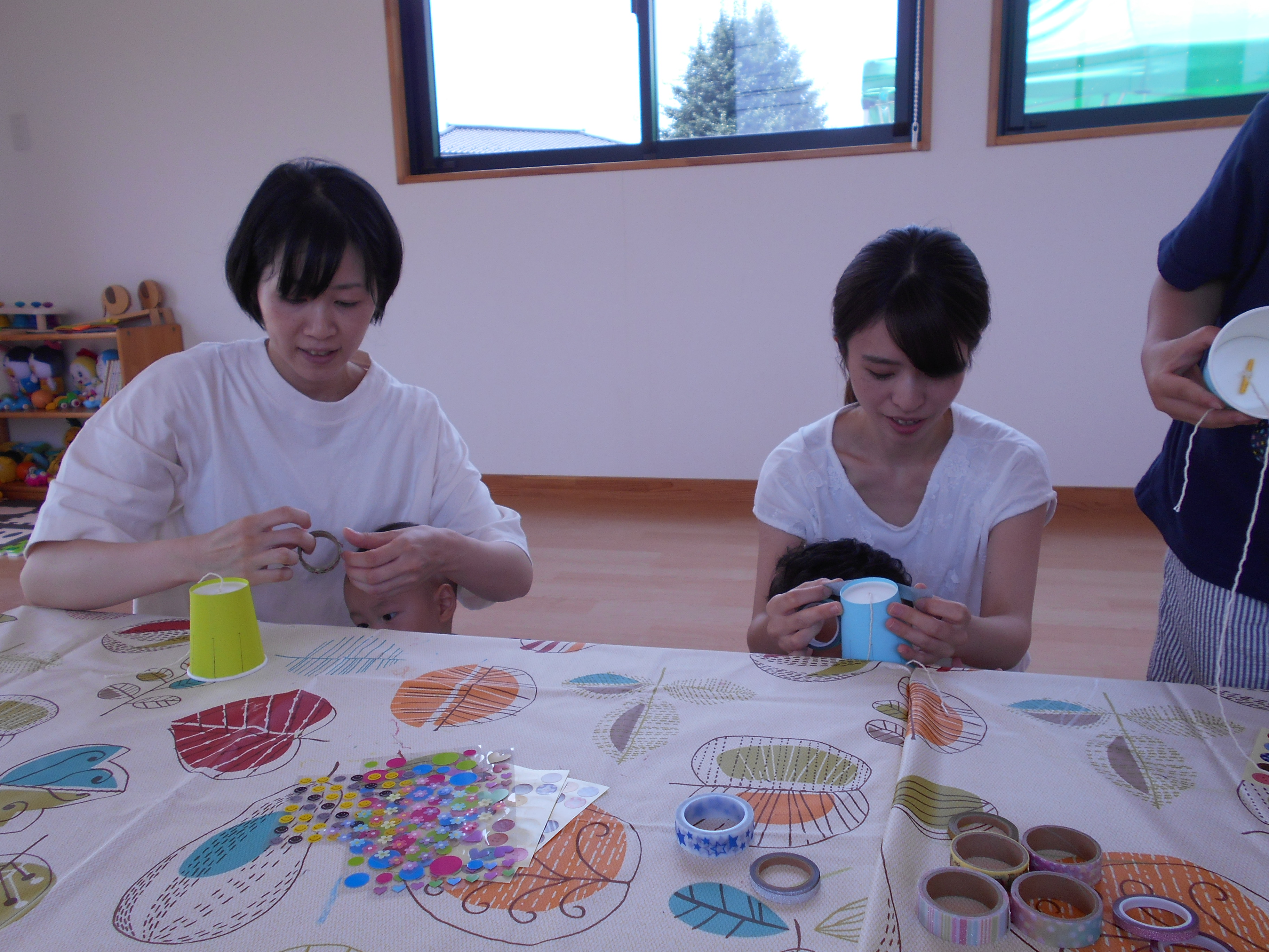☆子育て支援7月☆第2回目☆
“夏の風物詩”『♬風鈴作り♬』