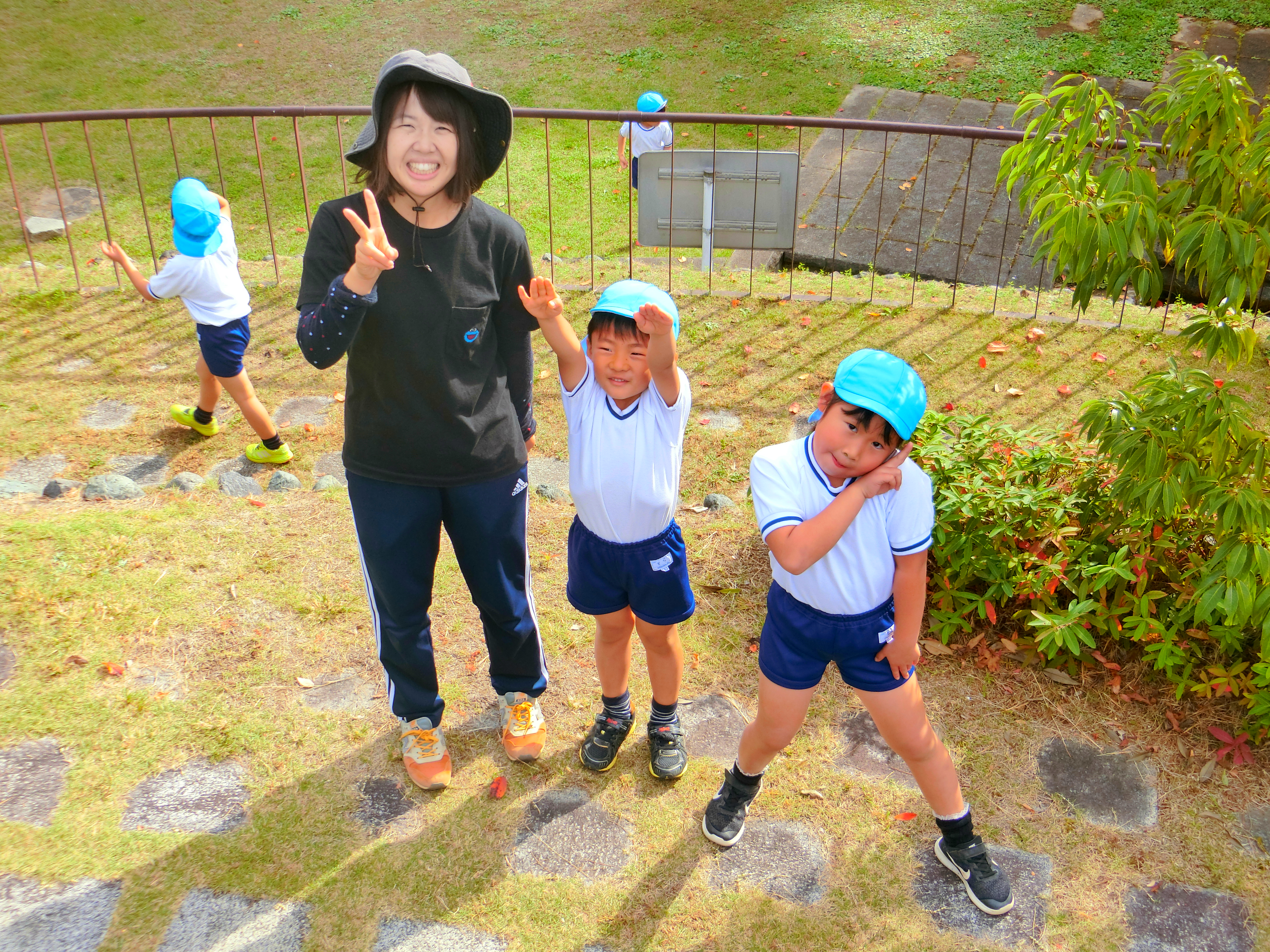 金山遠足①☆あお組
